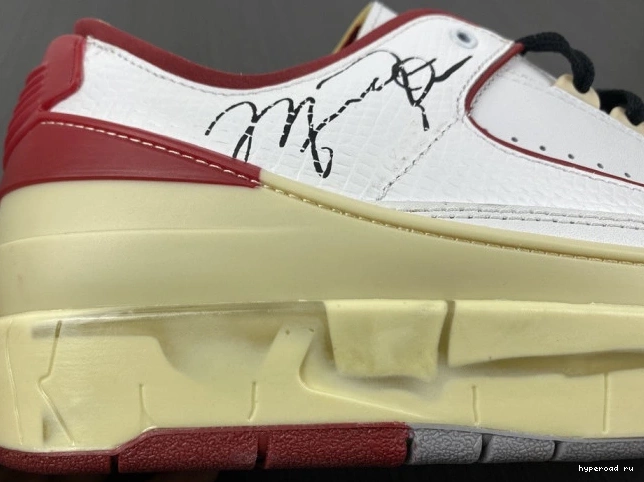 Jordan Retro White Off-White Red SP 2 DJ4375-106 Low 0611